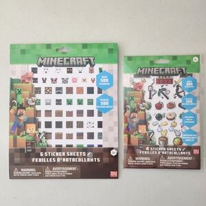 Minecraft Sticker Sheets
